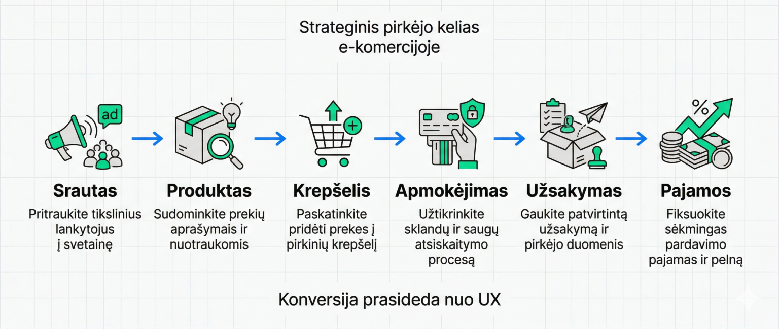 Elektroninių parduotuvių kūrimas: strateginis kelias