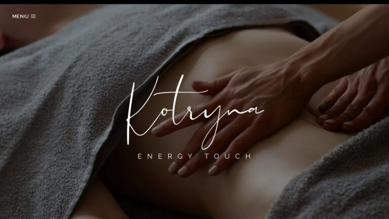 Kotryna Energy Touch svetainė – ITMA projektas